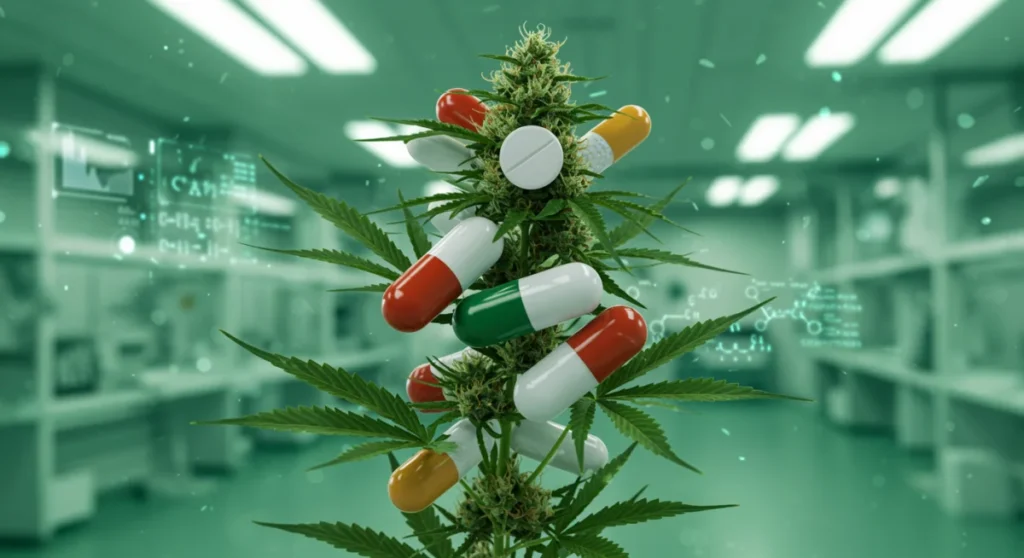 Interação entre Canabinoides e Medicamentos: Guia de Riscos 2025